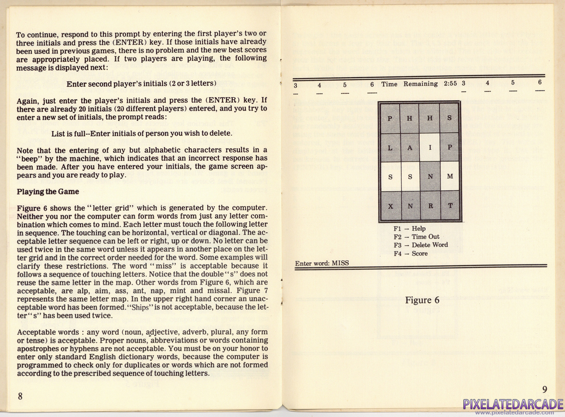 Wordtrix: Instruction Manual - Pages 8 - 9