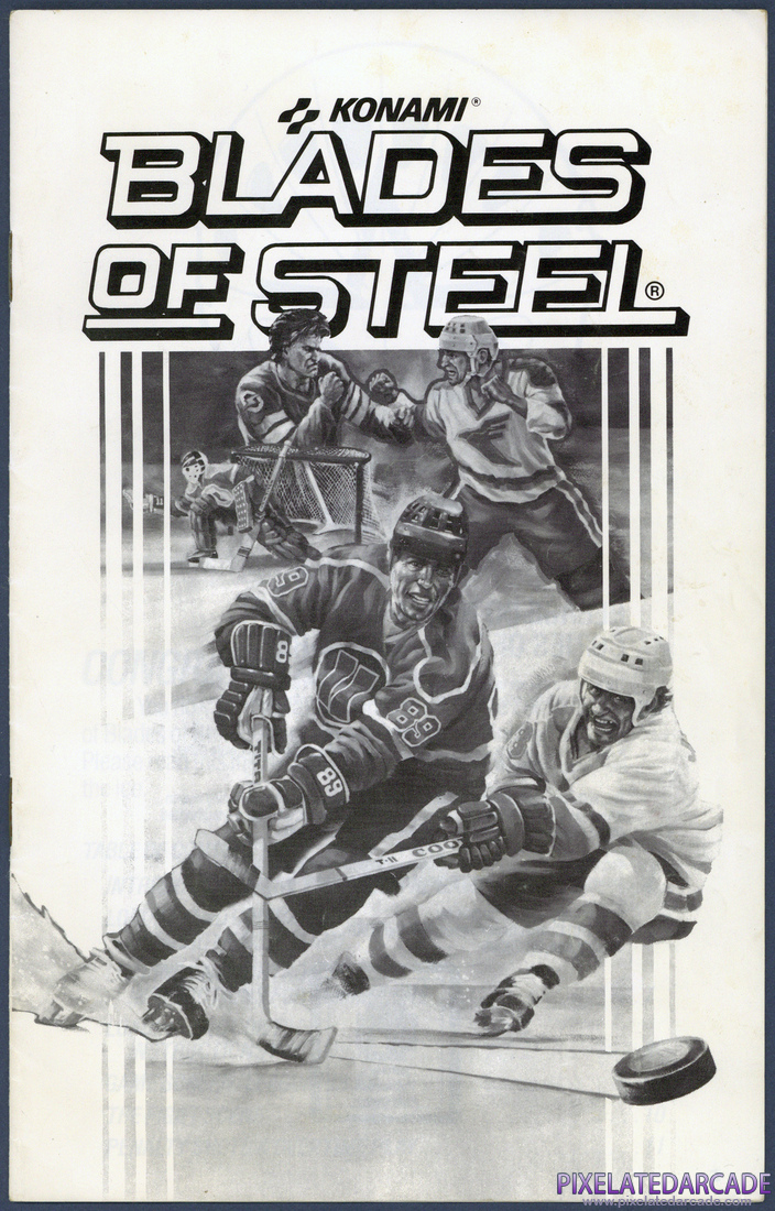 Blades of Steel: Instruction Manual - Front Cover