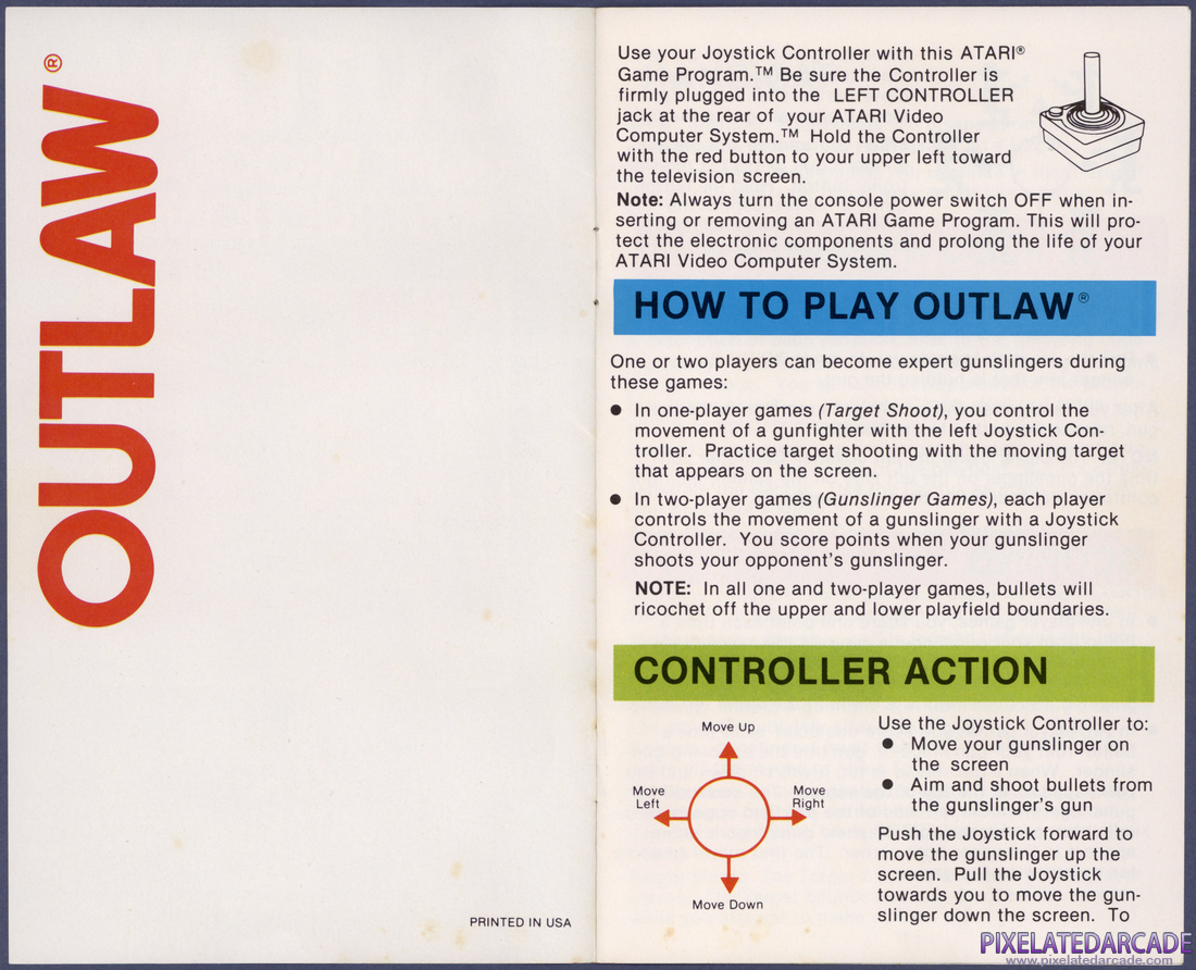 Outlaw: Instruction Manual - Pages 1 - 2