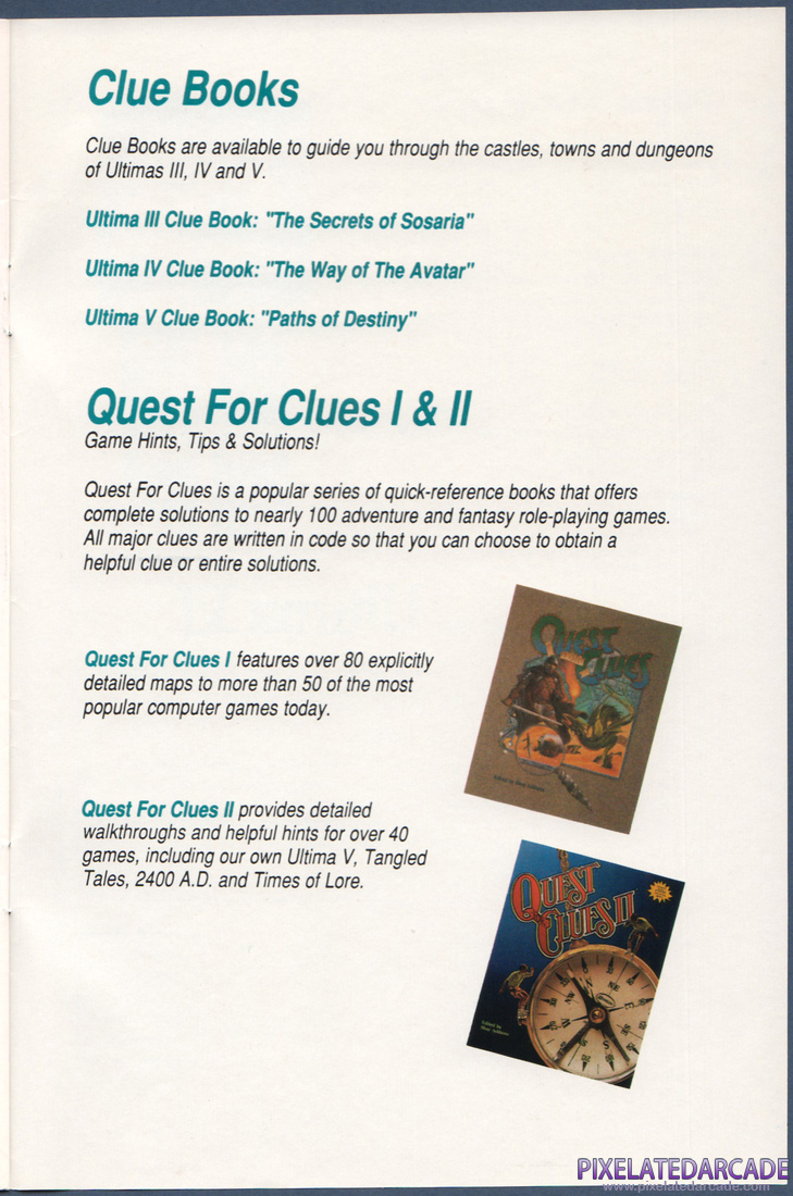 ORIGIN Systems, Inc.: 1990 Product Catalog - Page 15