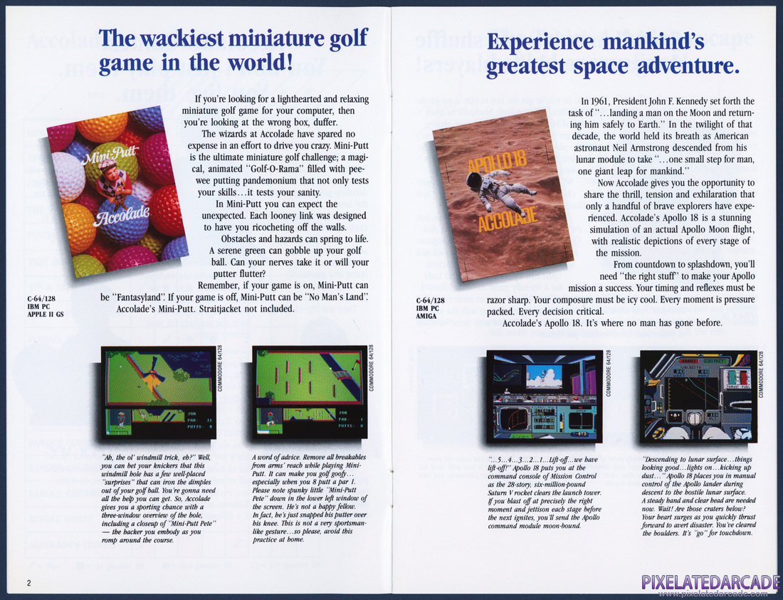 Accolade, Inc.: 1990 Product Catalog - Page 3