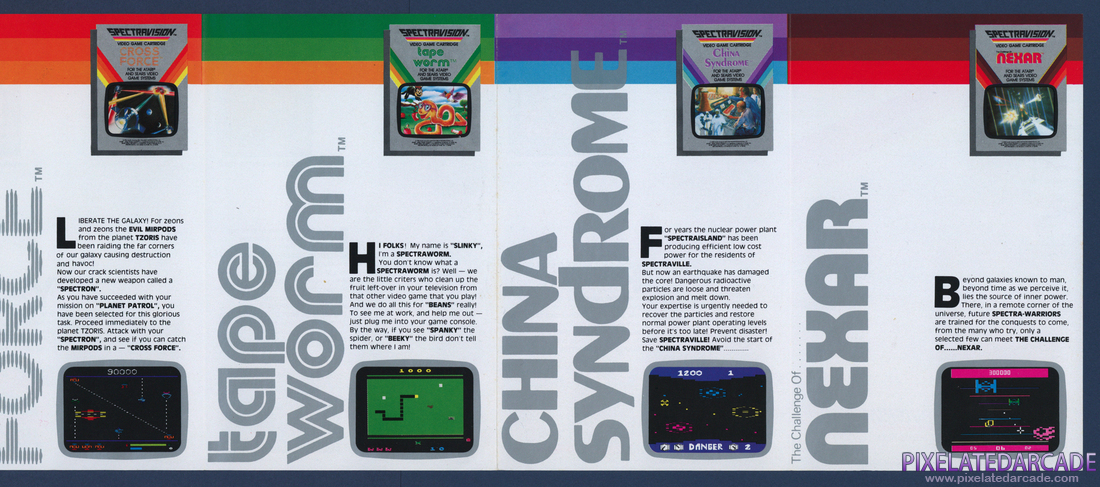 Spectravision International Ltd.: November 1982 Product Catalog - Back 2 / 2