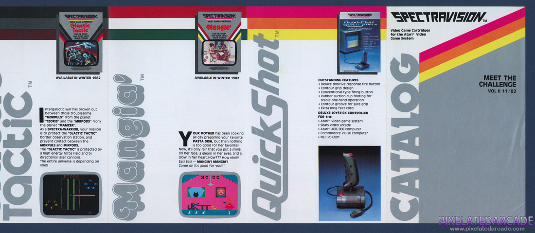 Spectravision International Ltd.: November 1982 Product Catalog - Front 1 / 2