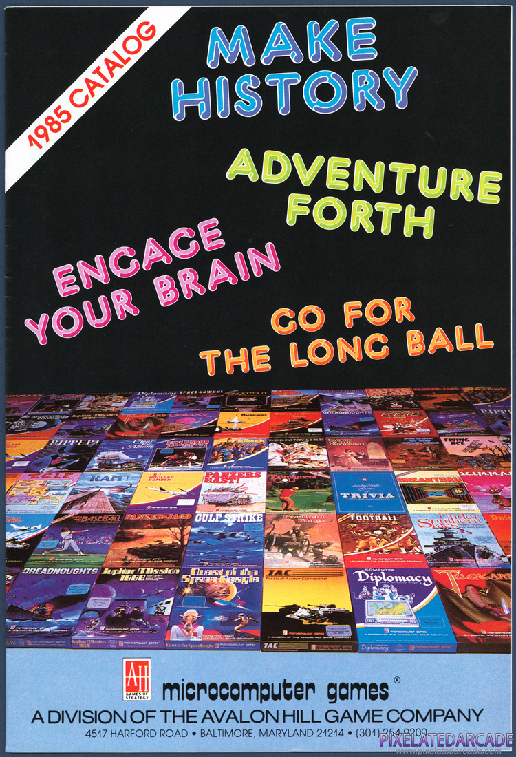 The Avalon Hill Game Company: 1985 Product Catalog - Page 1
