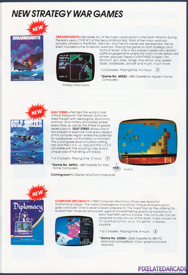 The Avalon Hill Game Company: 1985 Product Catalog - Page 3