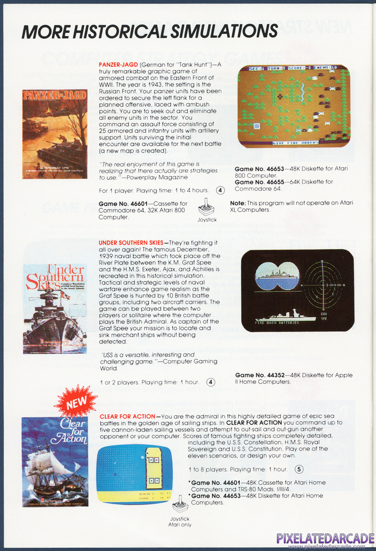The Avalon Hill Game Company: 1985 Product Catalog - Page 4
