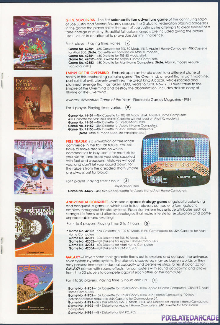 The Avalon Hill Game Company: 1985 Product Catalog - Page 9