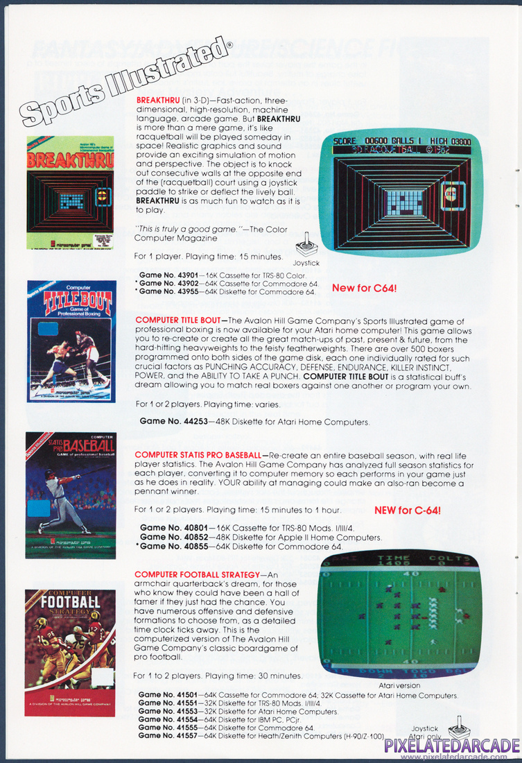 The Avalon Hill Game Company: 1985 Product Catalog - Page 10