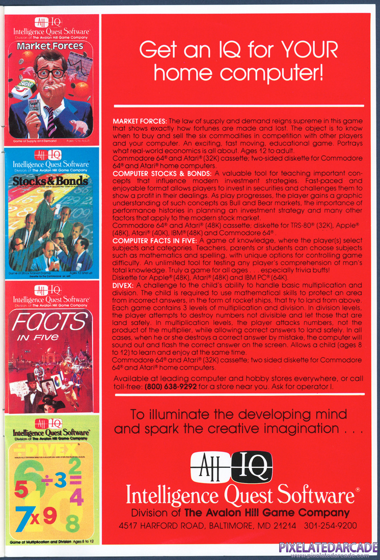 The Avalon Hill Game Company: 1985 Product Catalog - Page 15