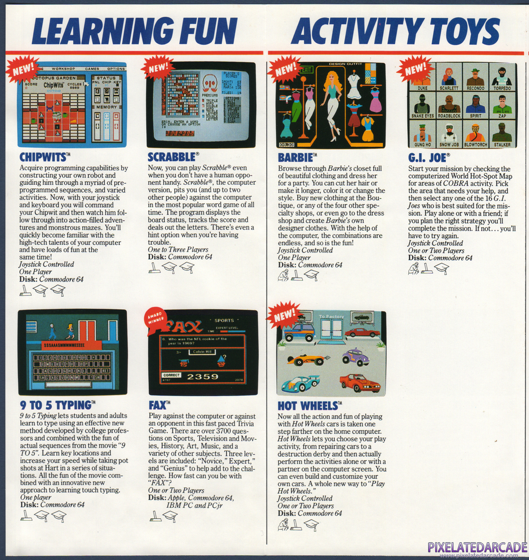 Epyx, Inc.: Spring 1985 Product Catalog - Page 5