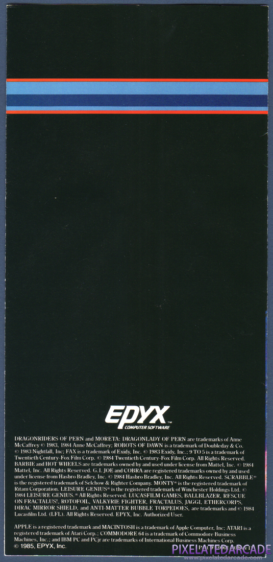 Epyx, Inc.: Spring 1985 Product Catalog - Page 7