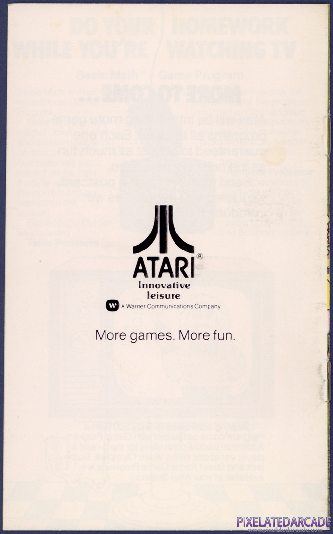 Atari, Inc.: 1977 Product Catalog for Atari 2600 - Page 7