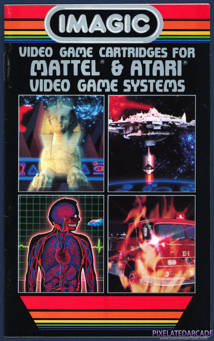 Imagic: 1982 Product Catalog for Mattel and Atari Systems - Page 1