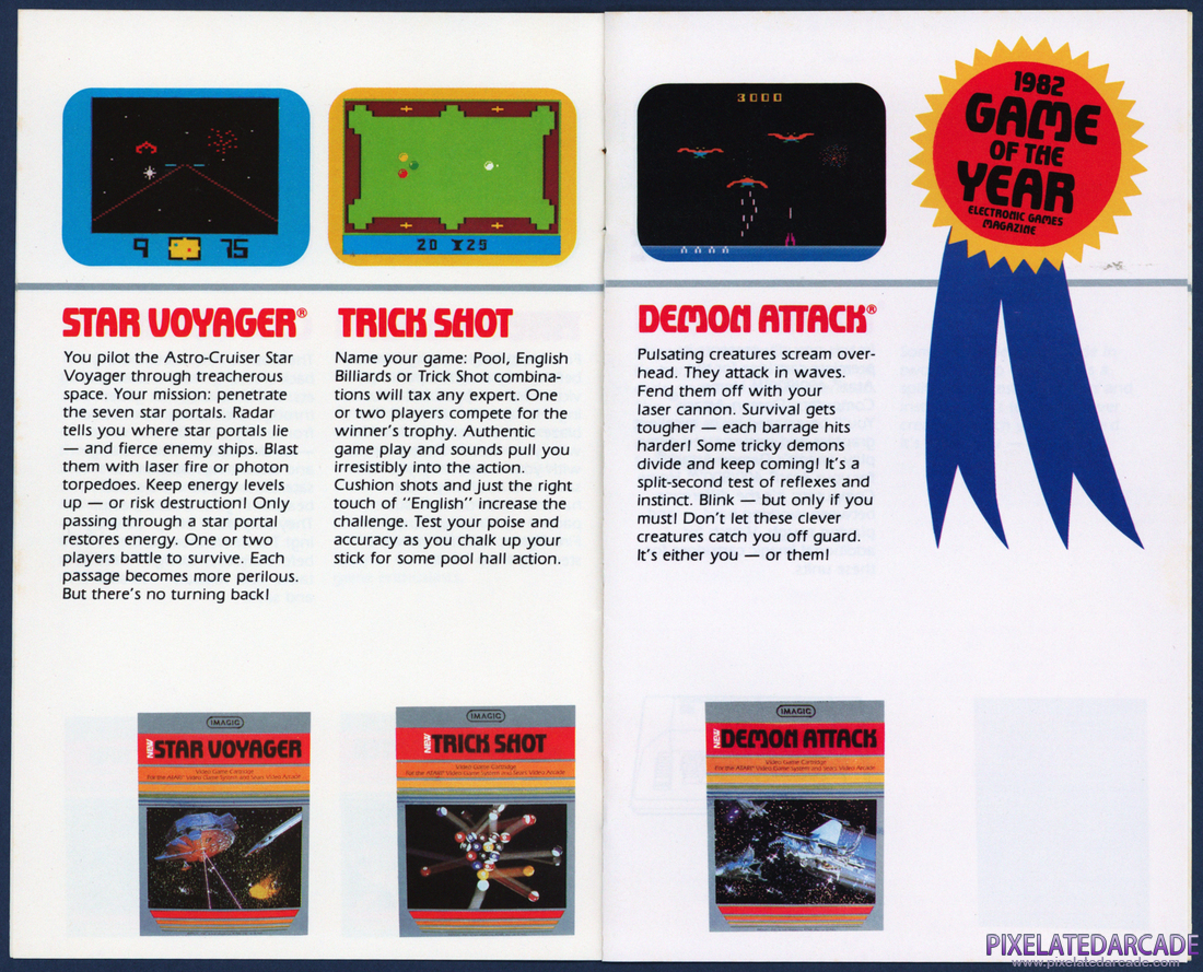 Imagic: 1982 Product Catalog for Mattel and Atari Systems - Page 4