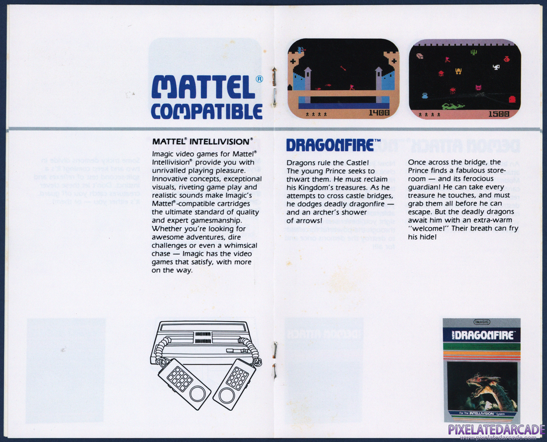 Imagic: 1982 Product Catalog for Mattel and Atari Systems - Page 6