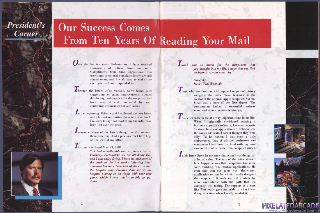 Sierra On-Line, Inc.: Tenth Anniversary Product Catalog - Page 2