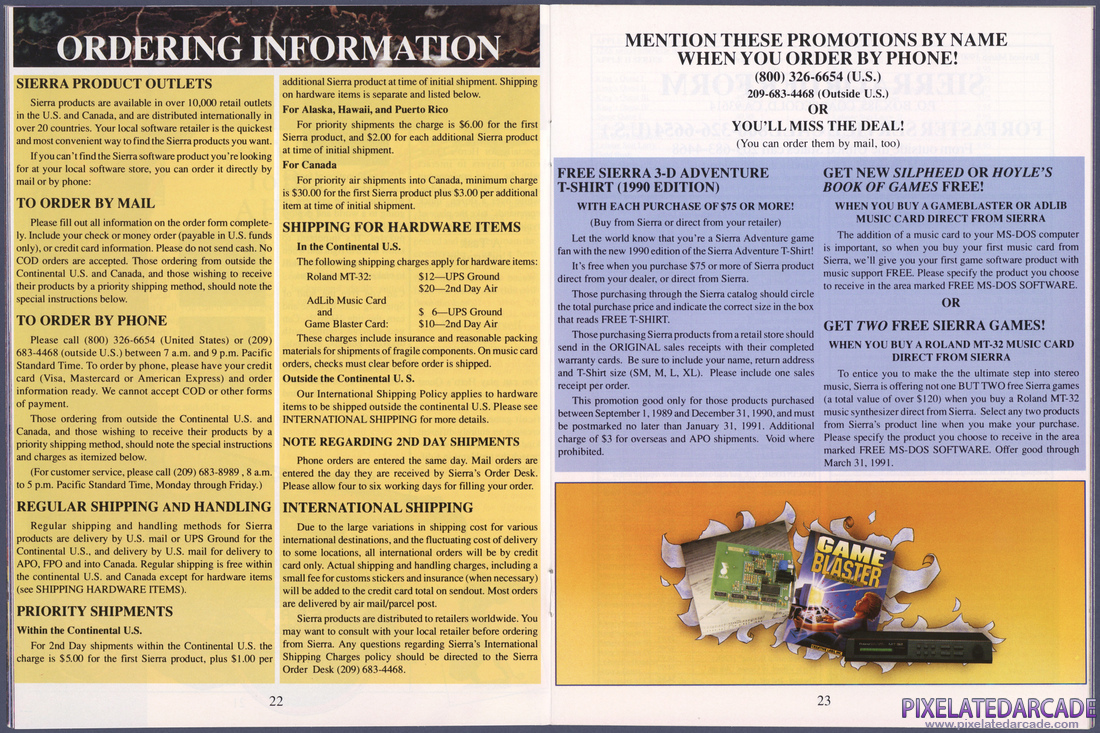 Sierra On-Line, Inc.: Tenth Anniversary Product Catalog - Page 12