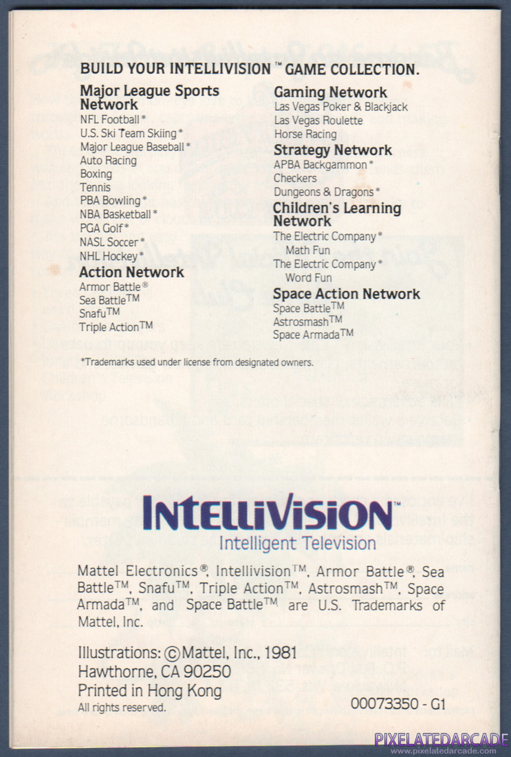 Mattel Electronics: 1981 Product Catalog - Page 19
