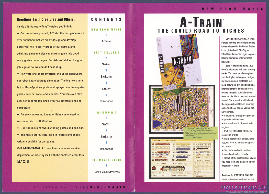 Maxis Software Inc.: 1992 Product Catalog - Page 2
