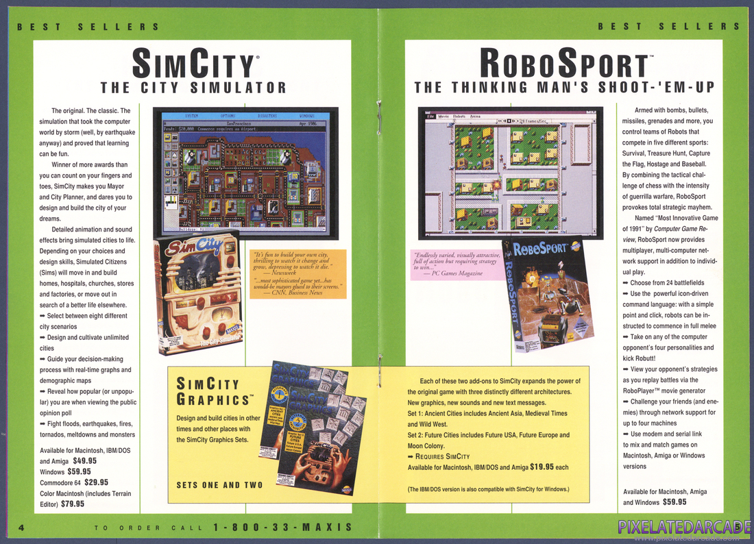 Maxis Software Inc.: 1992 Product Catalog - Page 4