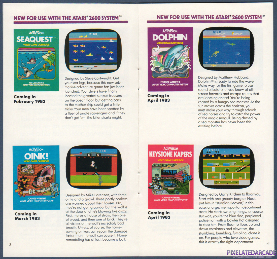 Activision, Inc.: Winter/Spring 1983 Product Catalog - Page 3