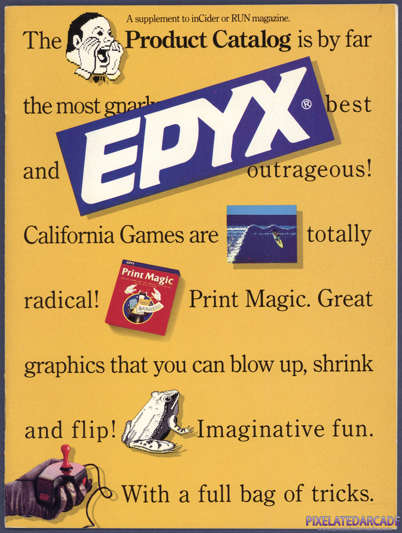 Epyx, Inc.: 1988 Product Catalog - Page 1