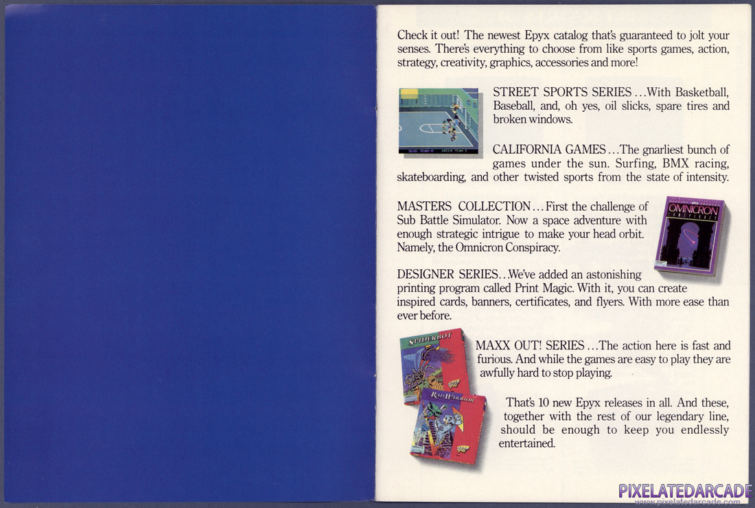Epyx, Inc.: 1988 Product Catalog - Page 2