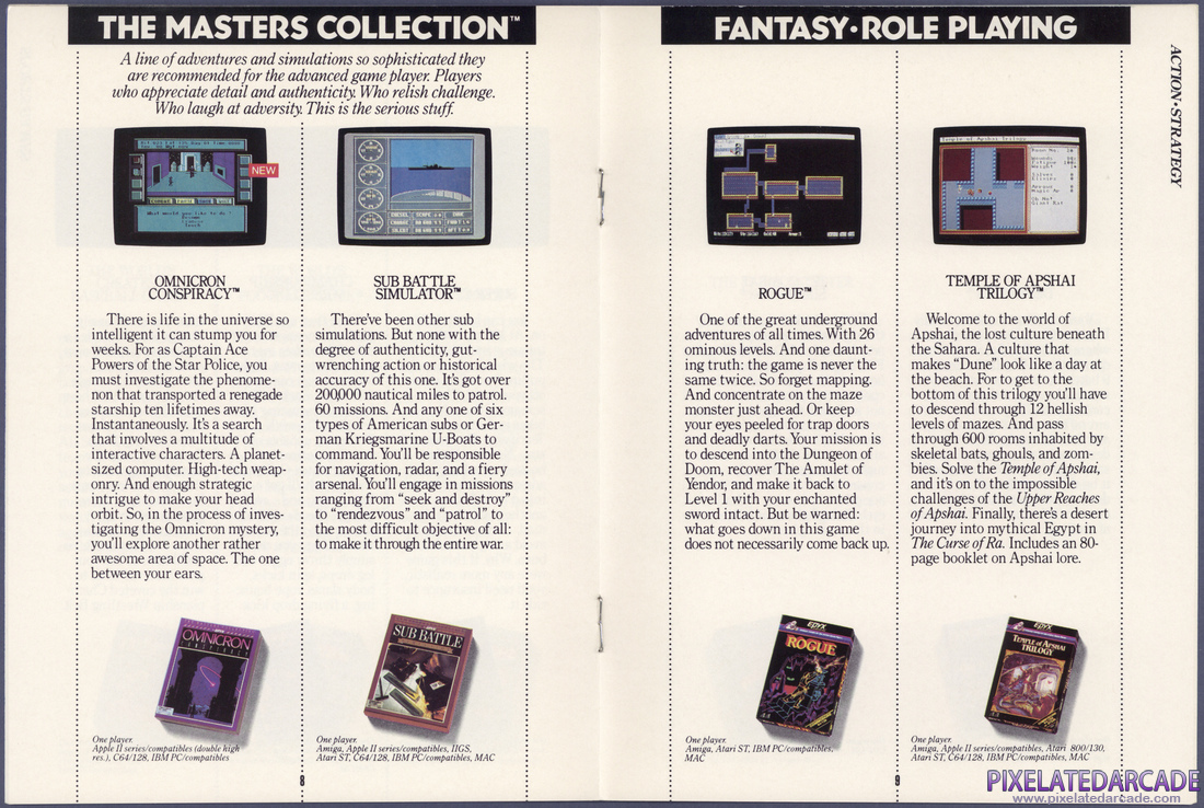 Epyx, Inc.: 1988 Product Catalog - Page 6