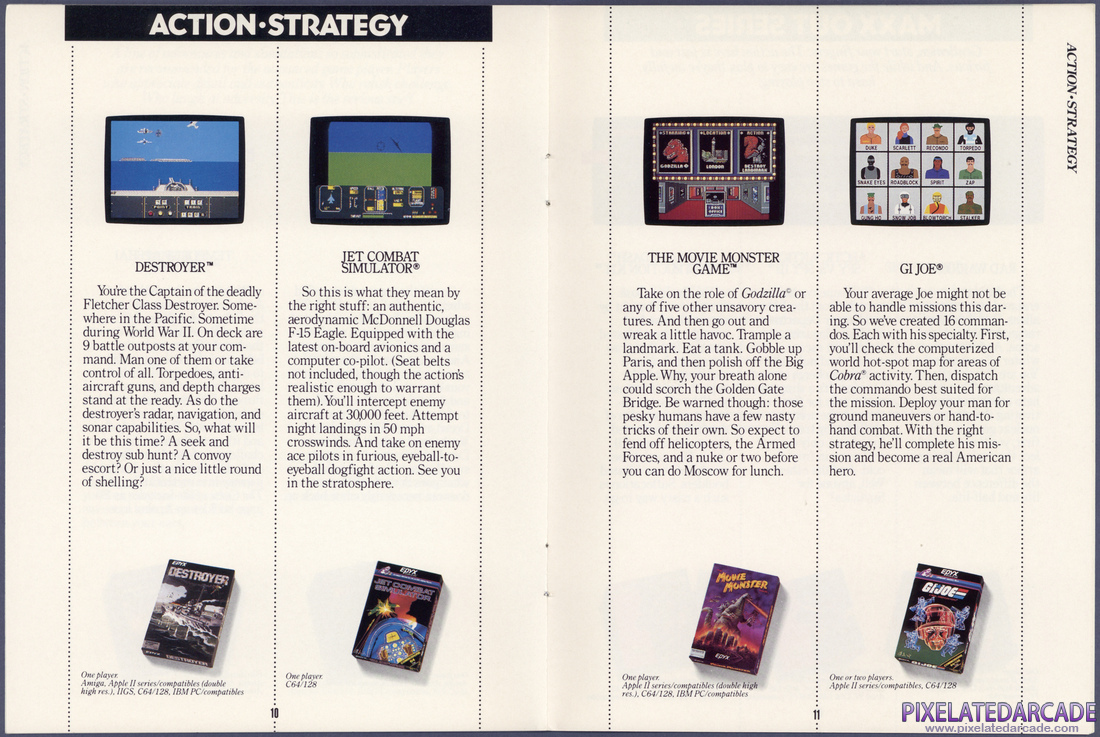 Epyx, Inc.: 1988 Product Catalog - Page 7