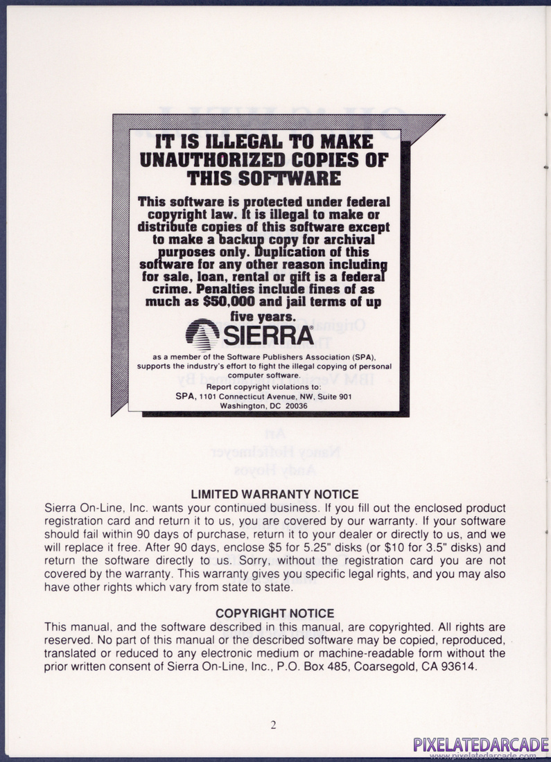 Oil's Well: Instruction Manual - Page 3