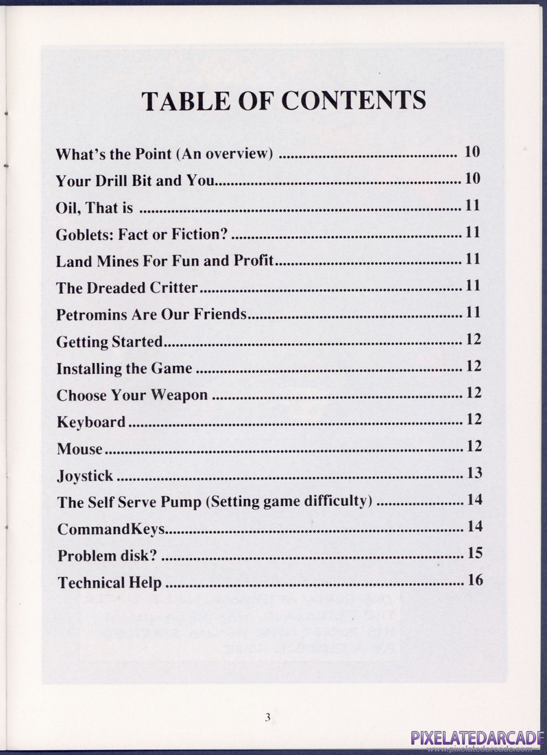 Oil's Well: Instruction Manual - Page 4