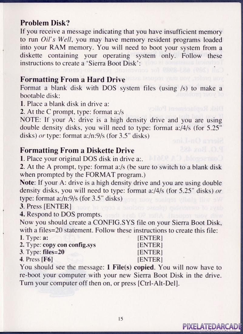 Oil's Well: Instruction Manual - Page 16