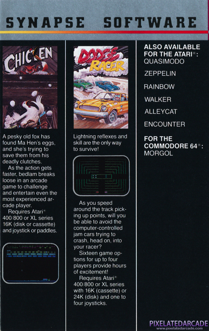 Synapse Software Corporation: 1983 Product Catalog - Page 5