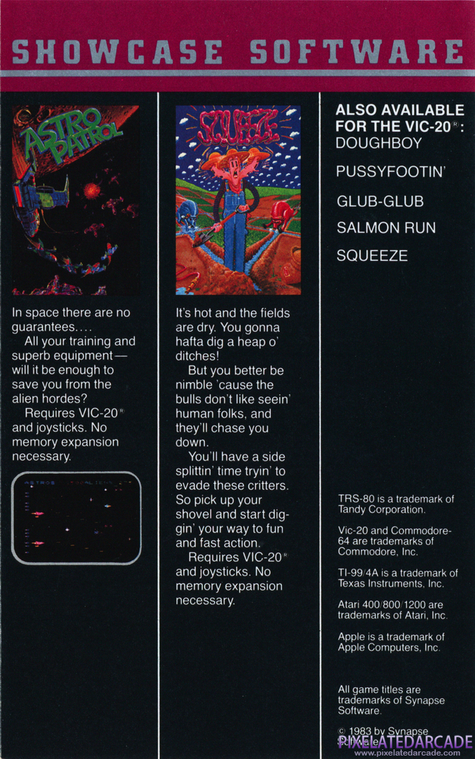 Synapse Software Corporation: 1983 Product Catalog - Page 6