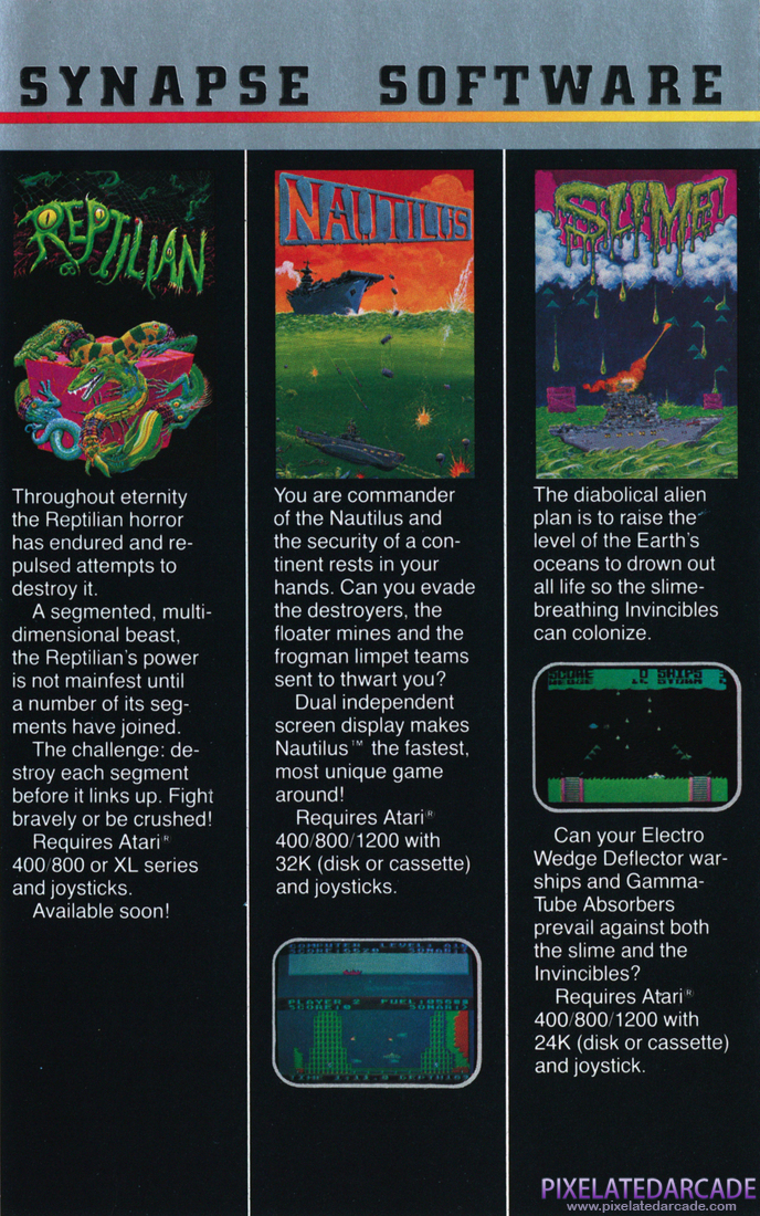Synapse Software Corporation: 1983 Product Catalog - Page 7