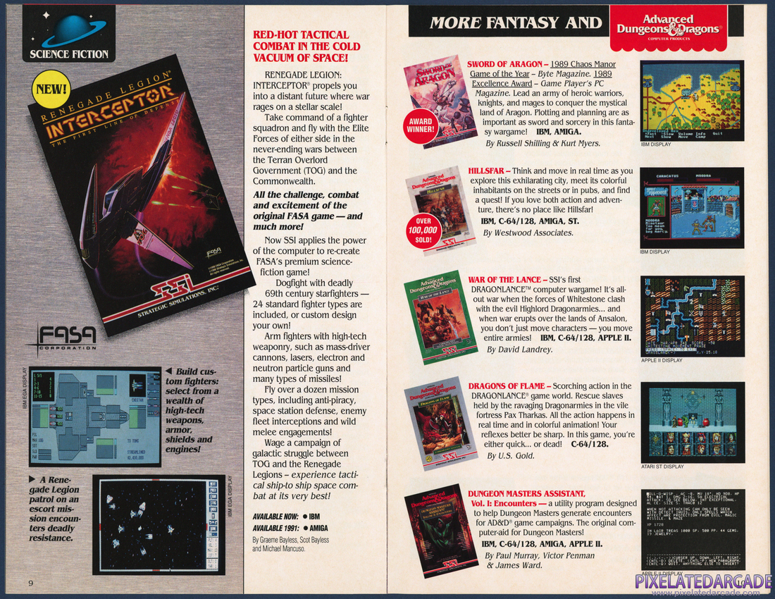 Strategic Simulations, Inc.: 1991 Product Catalog - Page 6