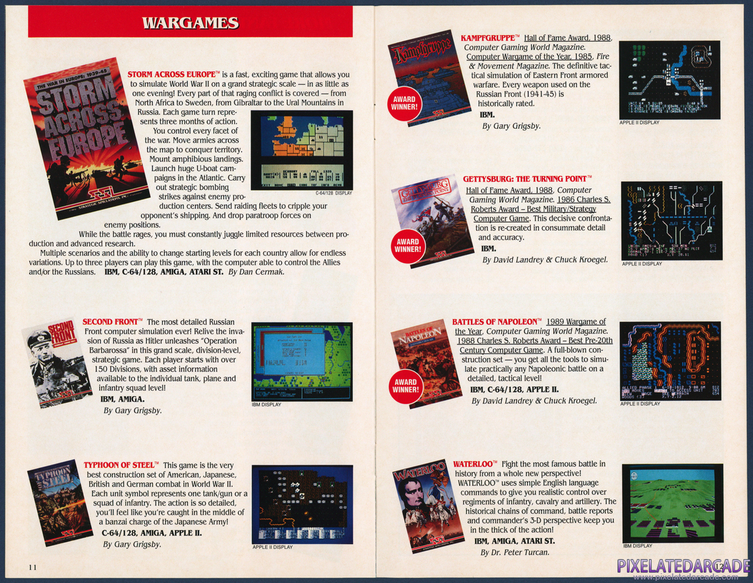 Strategic Simulations, Inc.: 1991 Product Catalog - Page 7