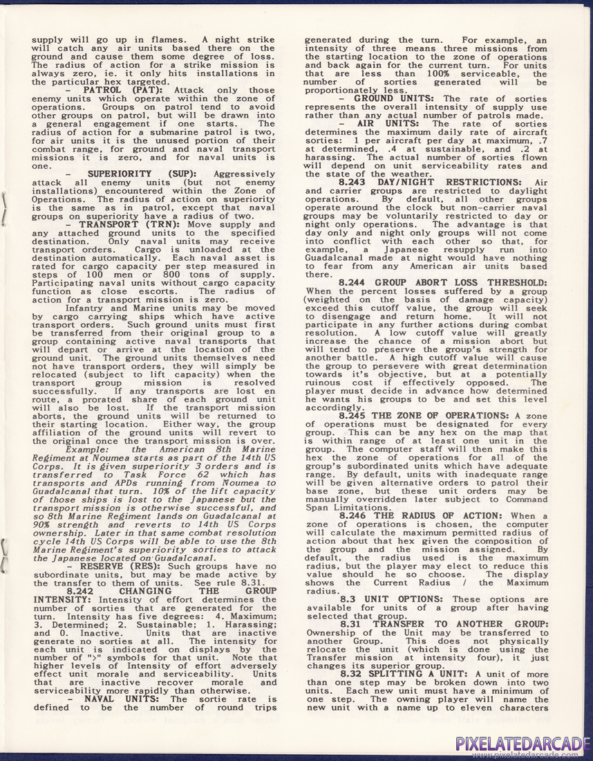 Pacific Storm: The Solomon's Campaign - Operations in the South Pacific, 1942-1943: Instruction Manual - Page 7