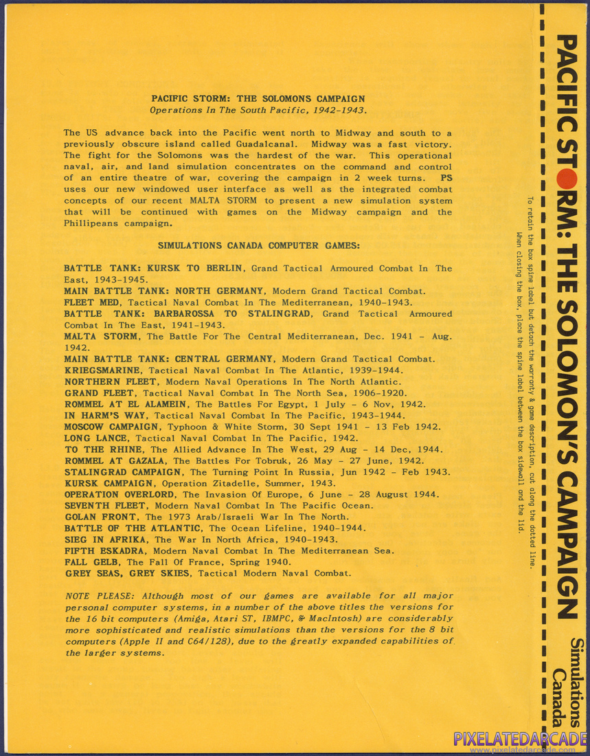 Pacific Storm: The Solomon's Campaign - Operations in the South Pacific, 1942-1943: Instruction Manual - Page 12
