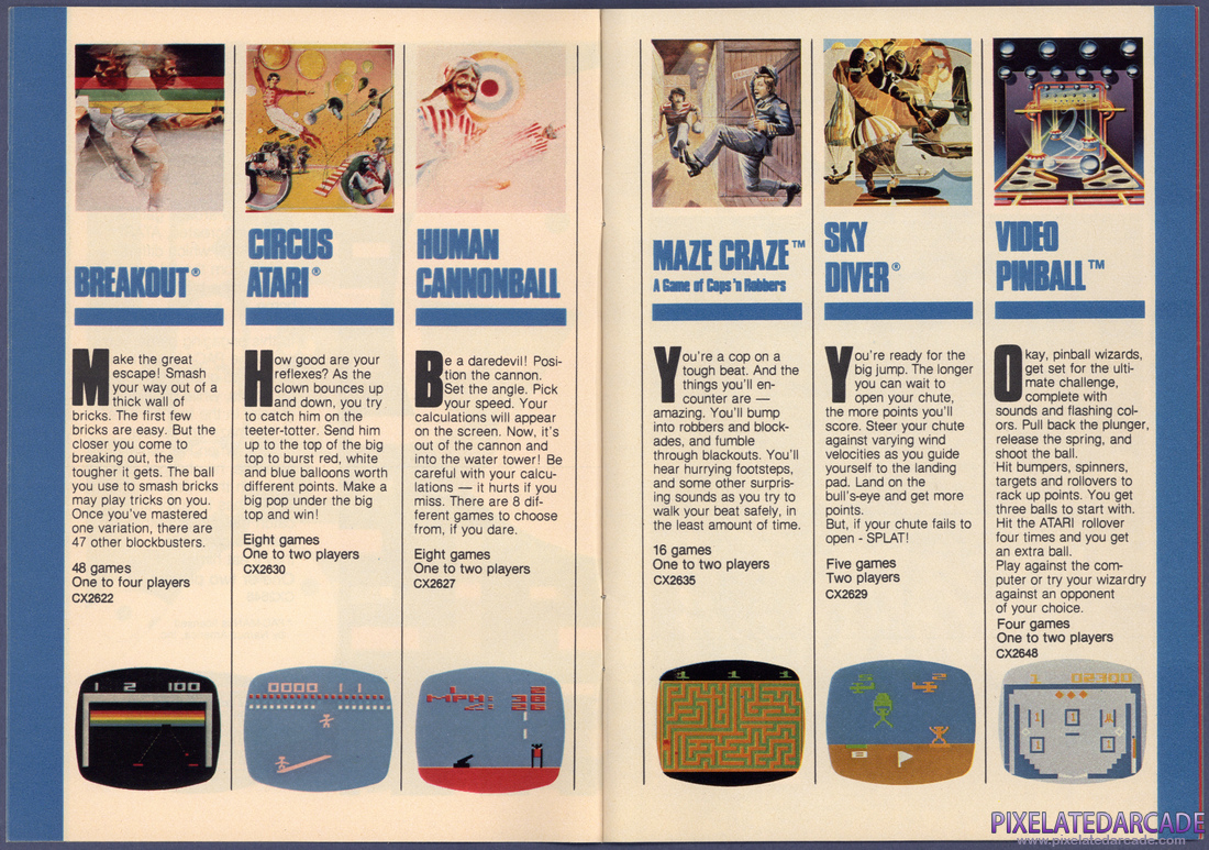 Atari, Inc.: 1981 Product Catalog for Atari 2600 - Page 7