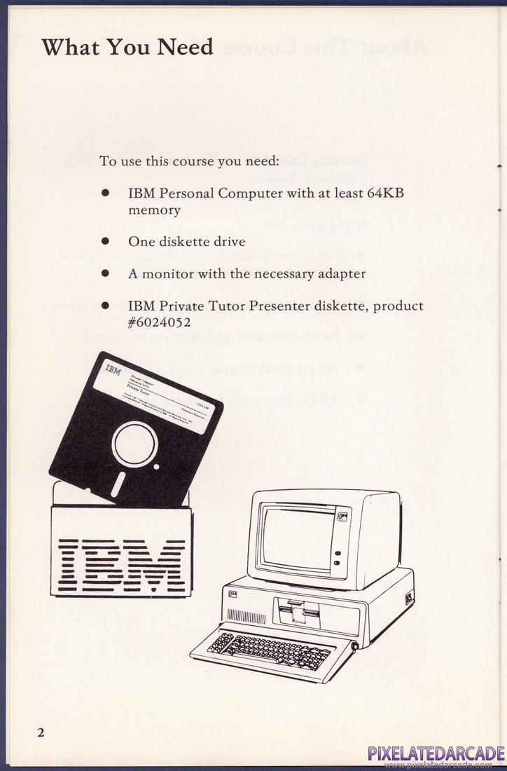 Learning DOS 2.00: Instruction Manual - Page 8