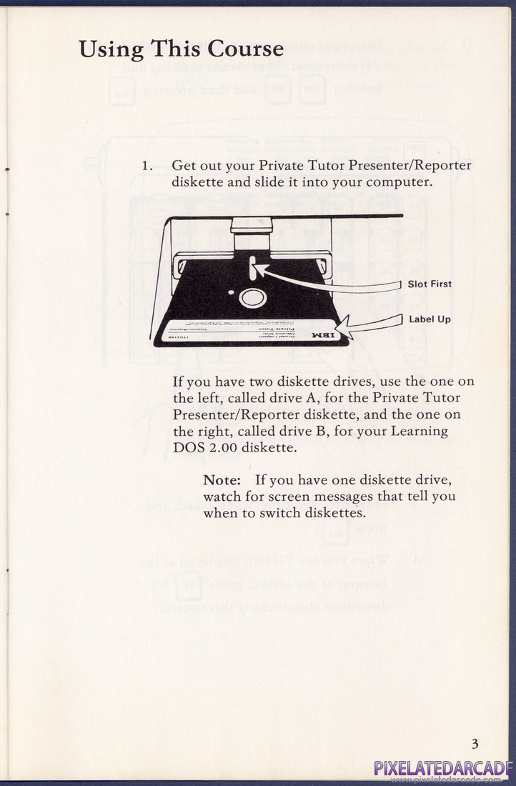 Learning DOS 2.00: Instruction Manual - Page 9