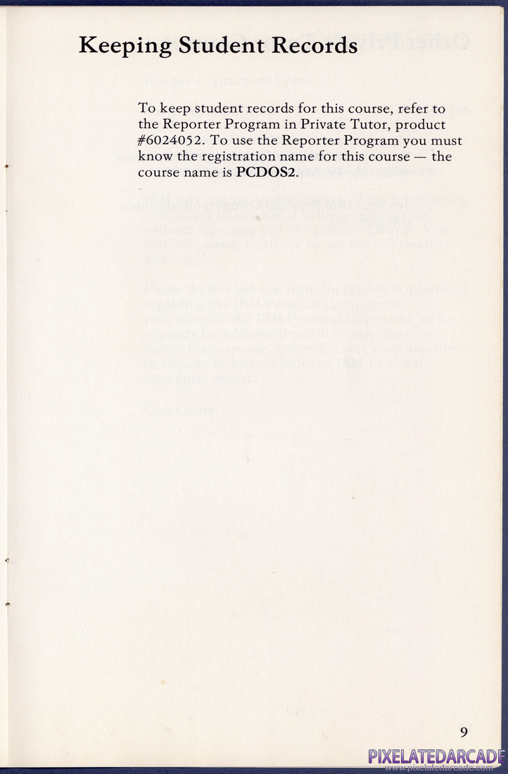 Learning DOS 2.00: Instruction Manual - Page 15