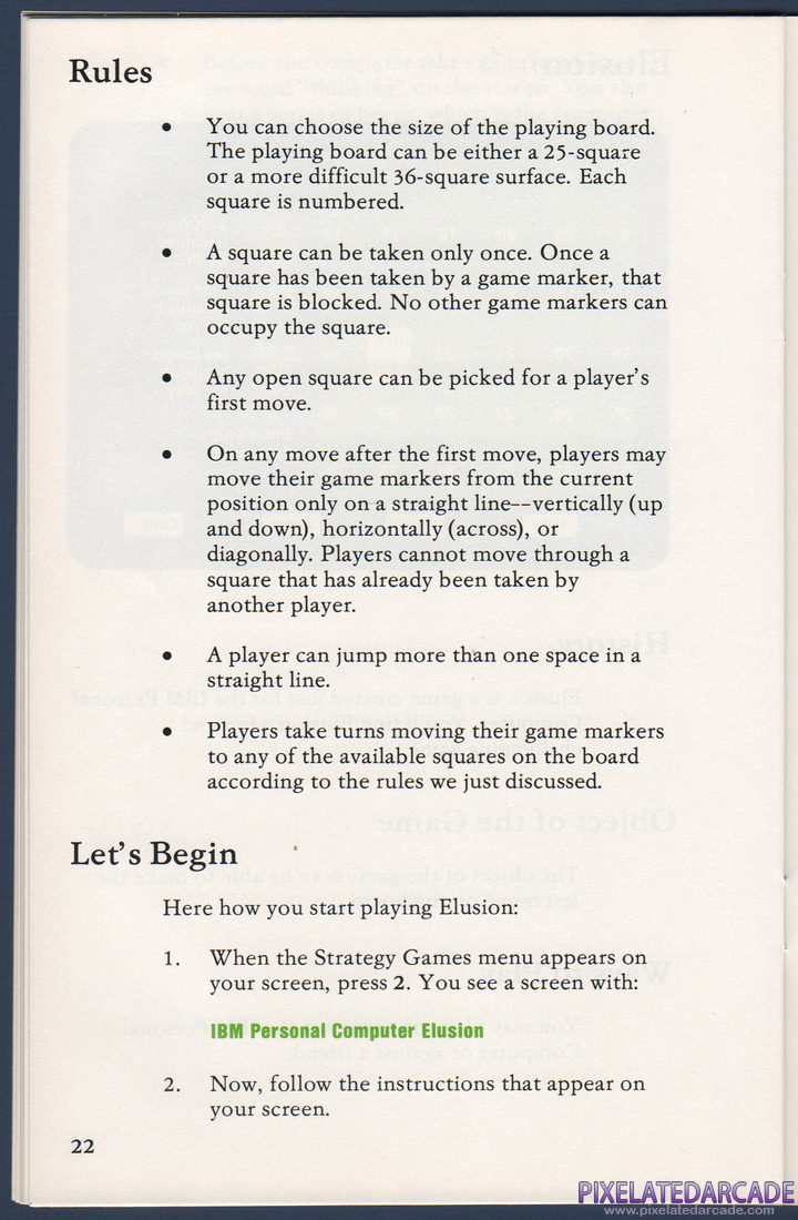 Strategy Games: Instruction Manual - Page 28