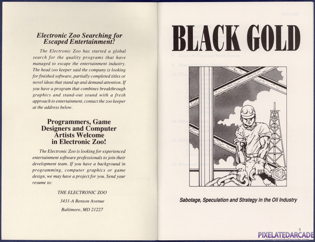 Black Gold: Instruction Manual - Page 2