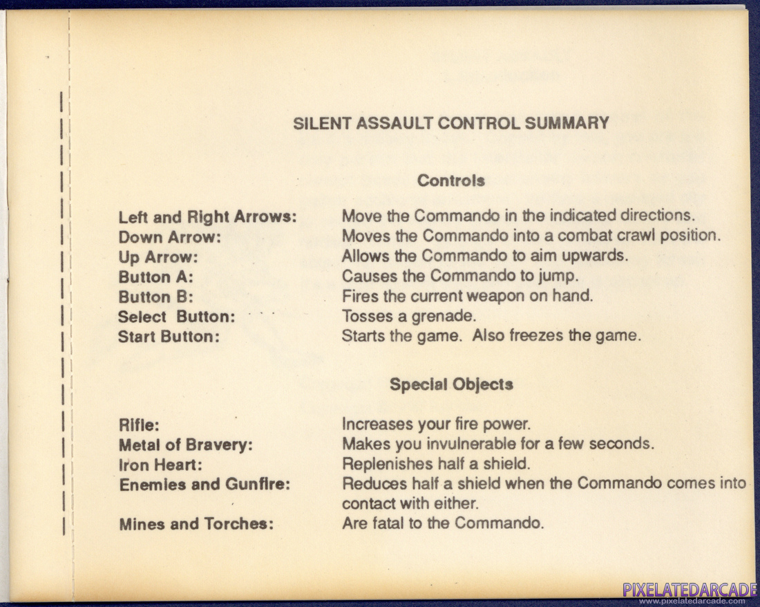 Silent Assault: Instruction Manual - Page 2