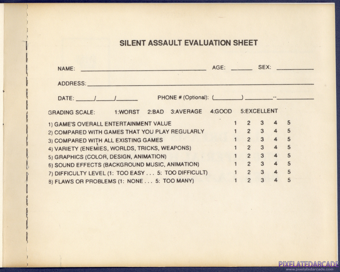 Silent Assault: Instruction Manual - Page 15
