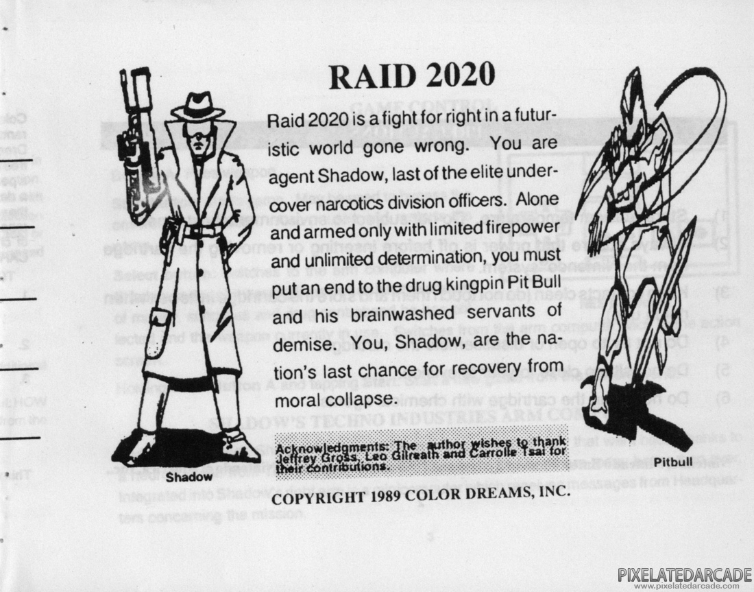 Raid 2020: Instruction Manual - Page 3