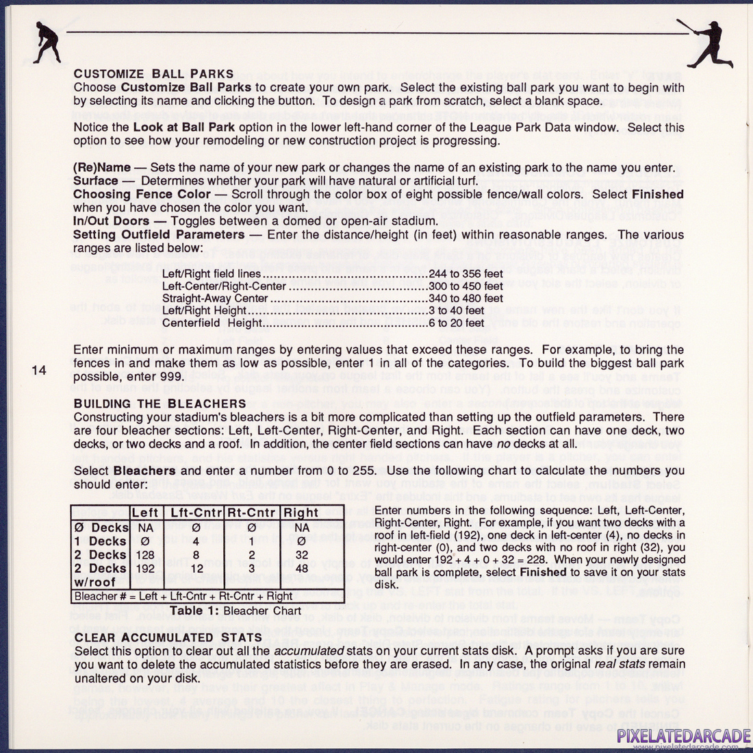Earl Weaver Baseball: Instruction Manual - Page 14