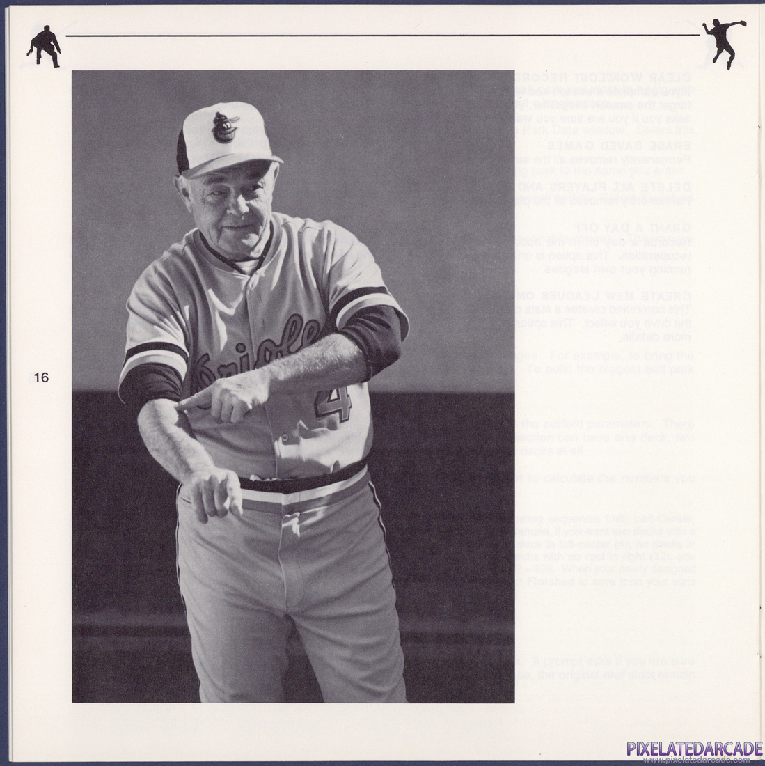 Earl Weaver Baseball: Instruction Manual - Page 16